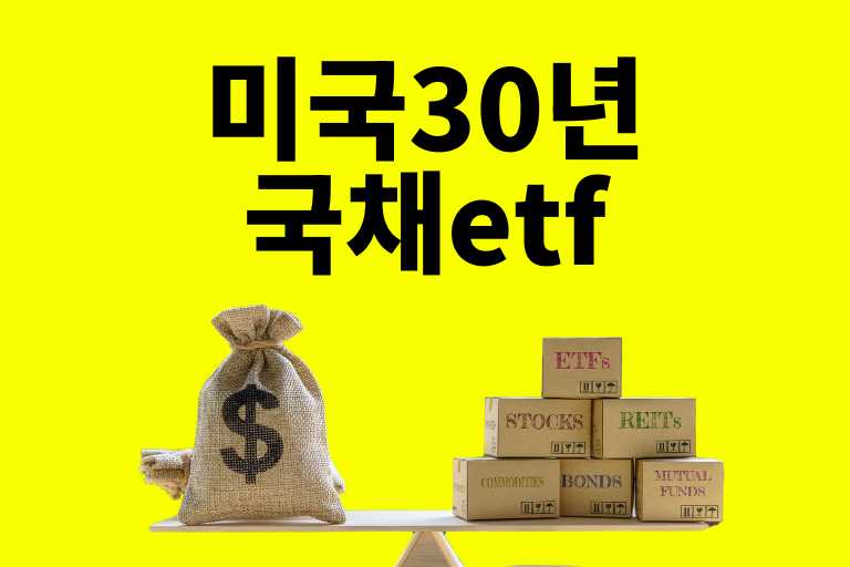 미국 30년 국채 etf 비교 추천 10